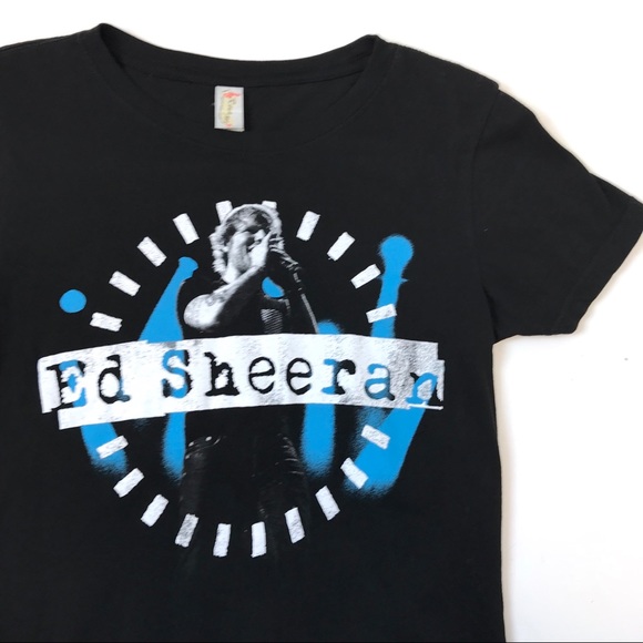 E218 Band tee | Ed Sheeran live in concert babydoll tee - Picture 4 of 8
